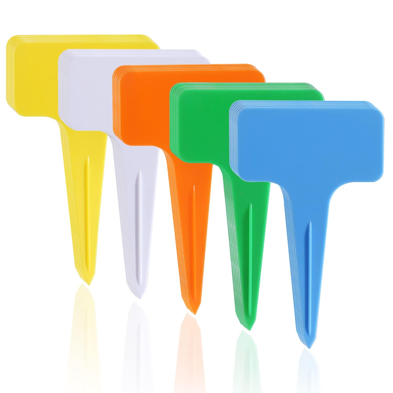 Tags, Markers for Trees, Plants, Saplings | Set of 50 Tags | T Shape | Broad Writing Area | Durable | Made of Long Lasting Plastic | 10 cm x 6 cm | Waterproof, Weatherproof, Reusable (Indigo) (B0D5QWGSYB) Amazon Price History, Amazon Price Tracker
