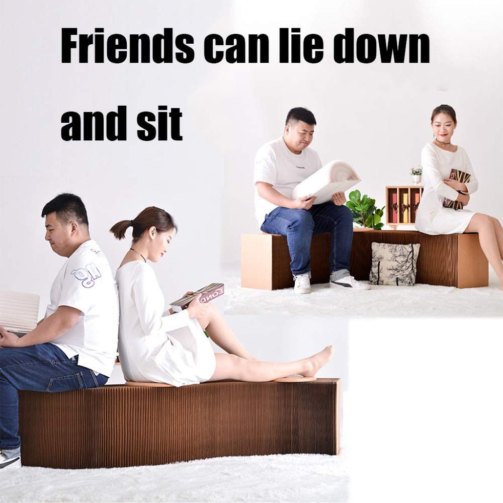 ihpaper アコーディオン折り畳み式ペーパースツールソファチェア Amazon.co.jp: ihpaper 家具柔らかい座席現代デザインアコーディオン