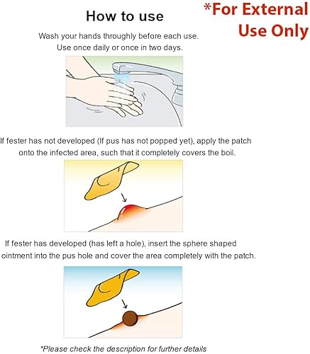 Miniatura 2 de Goyak -Removes, Eases Boils & Relieves Pain - (3 Patches/Box) Pack of 2