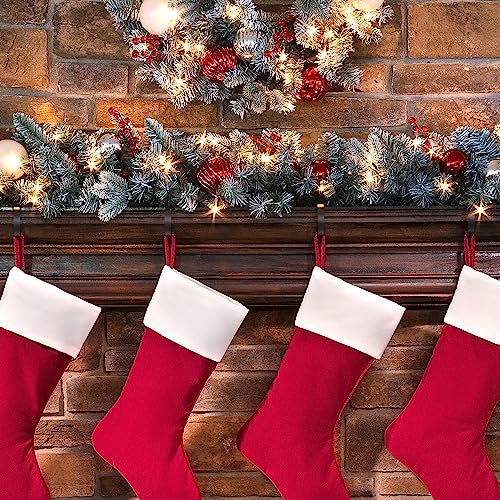 Haute-Decor-The-Original-MantleClip-Stocking-Holder-4-Pack-Matte-Black-Hang-Christmas-Stockings-Safely-and-Securely-from-Mantels-Up-to-3-Inches-Thick Haute Decor The Original MantleClip Stocking Holder 4 Pack Matte Black Hang Christmas Stockings Safely and Securely from Mantels Up to 3 Inches Thick
