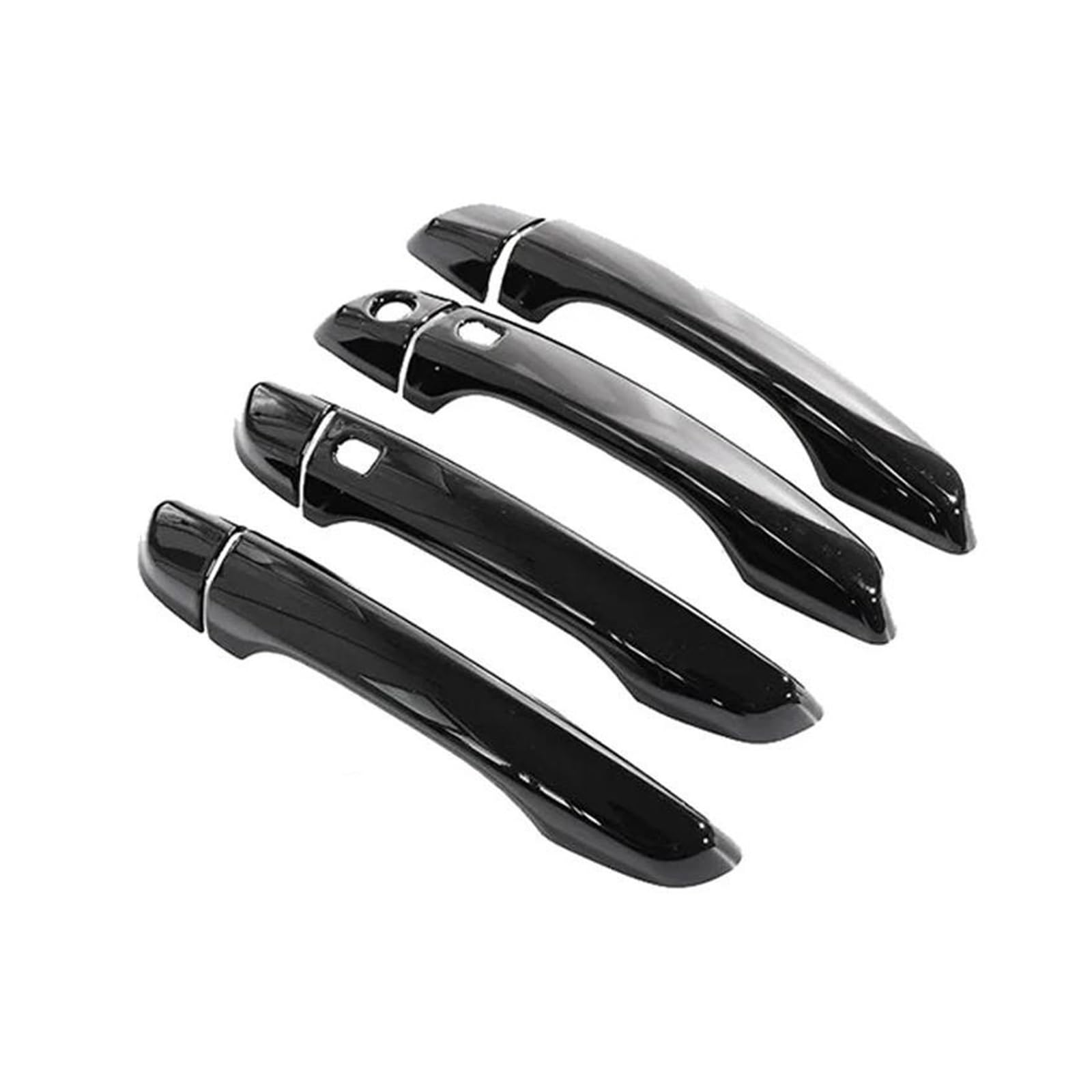 KJHOPY Car Door Handles Covers Exterior Scratch Protective Decor Accessories for Peugeot 208 P21 2019~2024(Style 2)