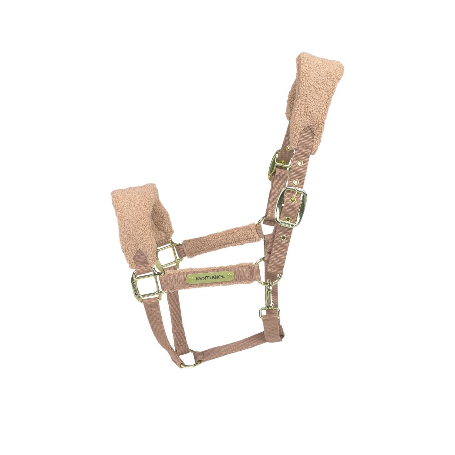 Kentucky - Cabestro de forro polar beige cob