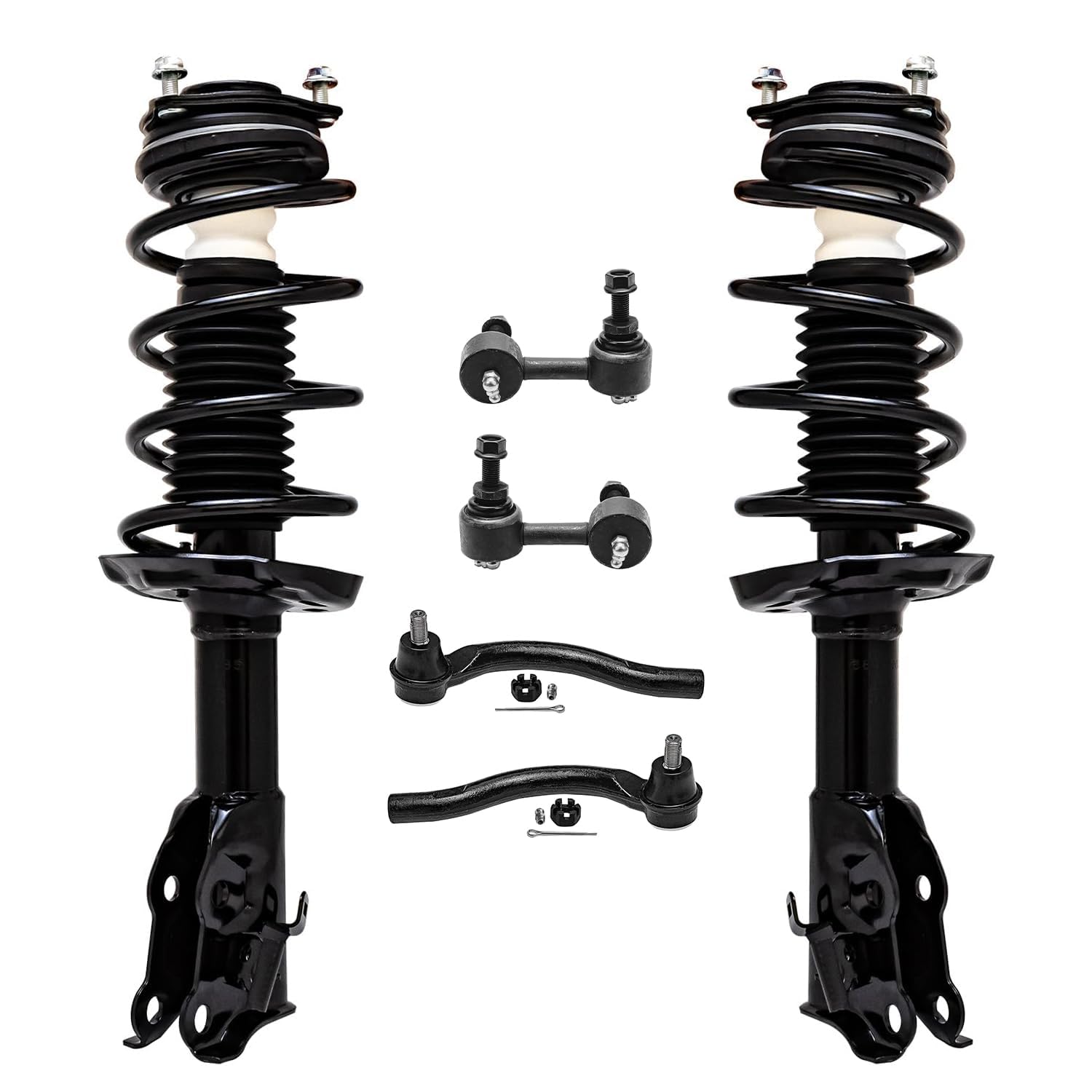 Detroit Axle - 1.8L Front 6pc Struts Kit for 2006-2011 Honda Civic