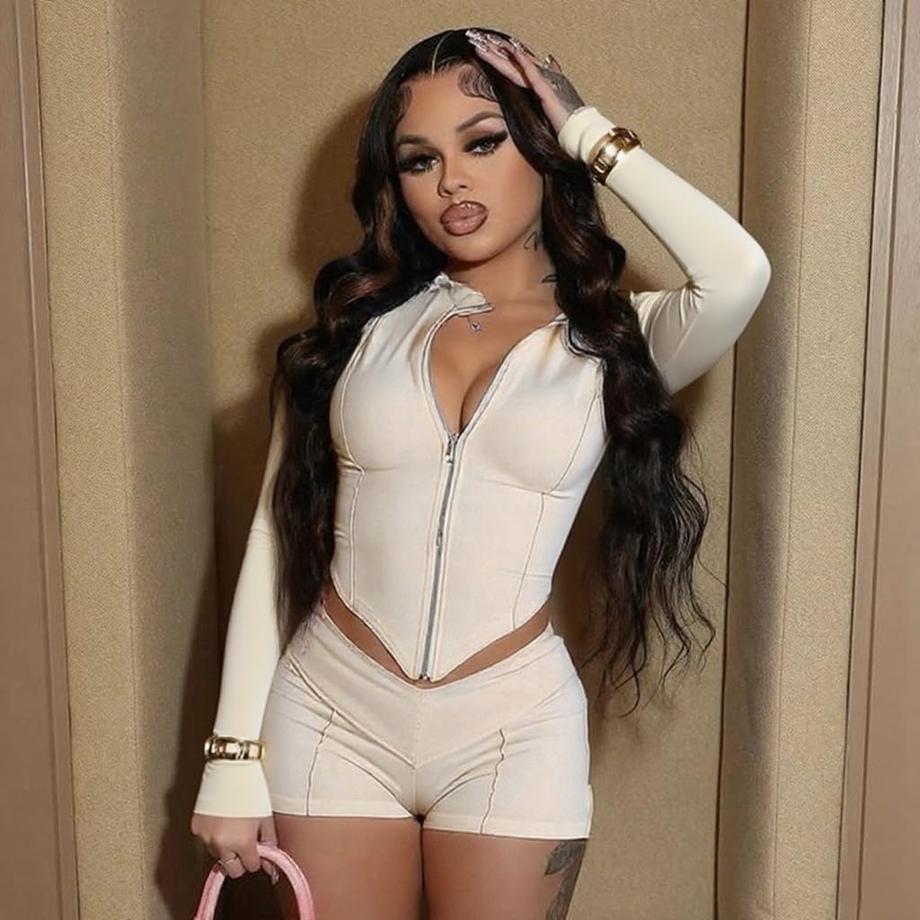 Club Outfits for Women Sexy Clubwear Stretchy Top and Shorts Comfy Sexy Two Piece Outfits for Women Club Night 2026 - Image 4