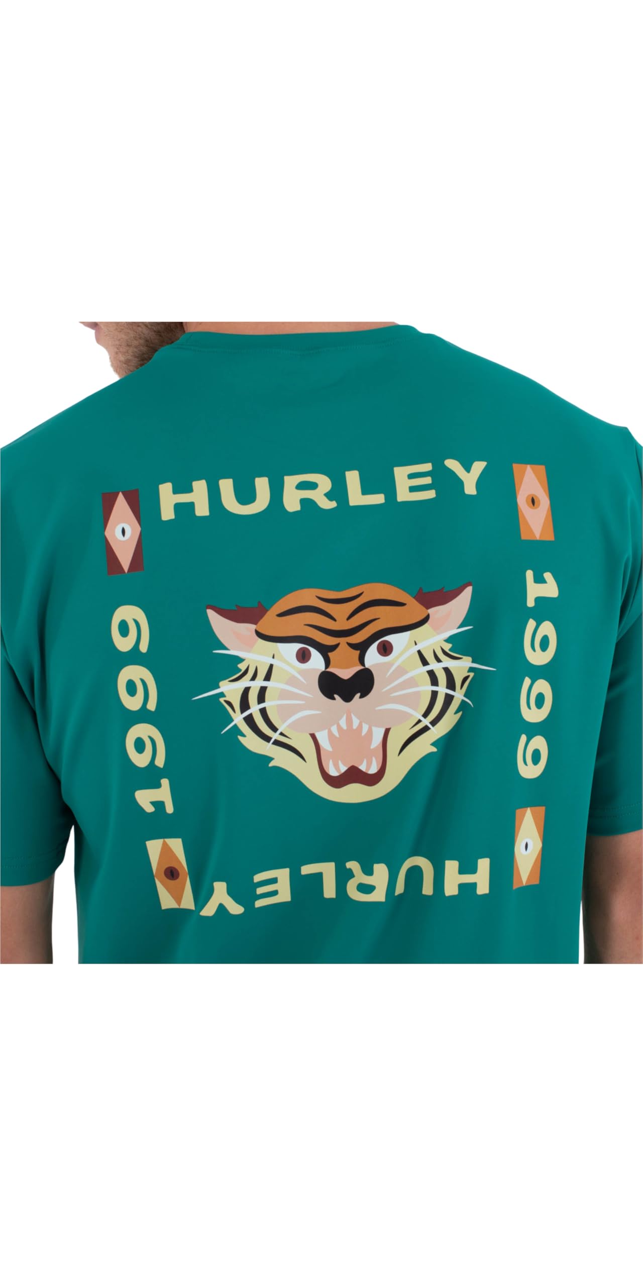 Hurley Herren Men's Short-Sleeved Surf Lycra - Bolud Vest