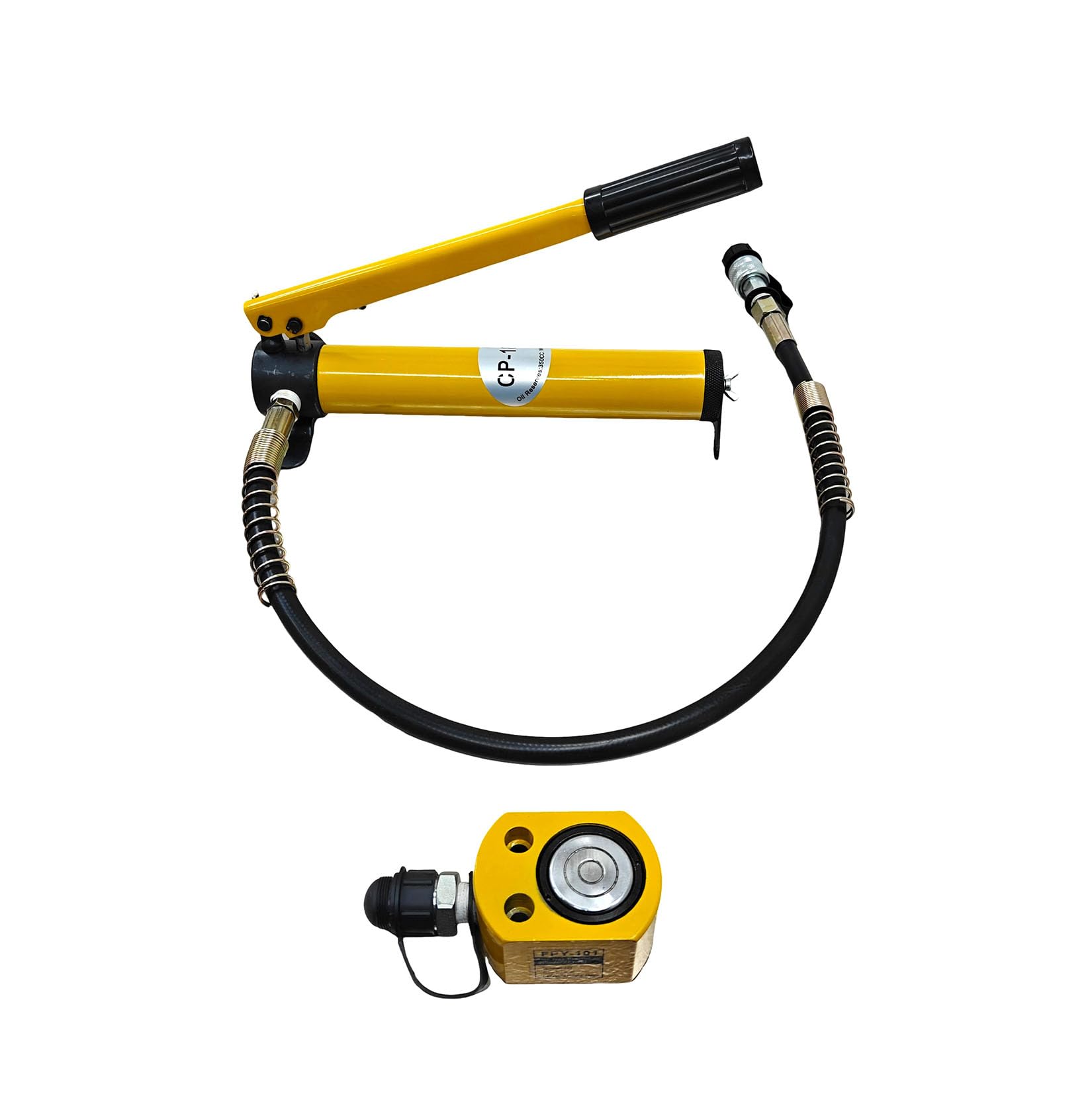 Hydraulikzylinder 10T mit CP-180 Handpumpe, 11mm Hub, 48mm Selbsthöhe, für Gebäude, Brücken und Maschinenbau