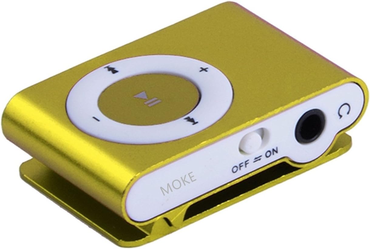 MOKE New Mini Metal MP3 Support Micro SD TF USB Media Player Music Random for Sports & Running MEMORY EXPANDABLE UP 16GB (NO MEMORY/SD Card)