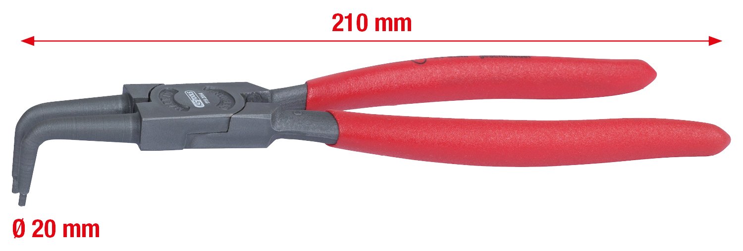 KS Tools 90 Degree Angled Internal Circlip Pliers, Multicolor - Image 2
