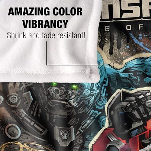 Miniatura 4 de Transformers Rise of The Beasts - Manta de 50 x 60 pulgadas Optimus Primal Primal Mural Silky Touch Super Soft