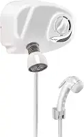 Ducha Com Pressurizador Potenza 4 Temperaturas Cardal Branco Pequeno