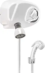 Ducha Com Pressurizador Potenza 4 Temperaturas Cardal Branco Pequeno