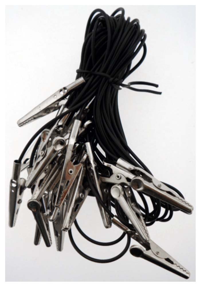 GRIPPICLAMP 10-Piece Alligator Clamps Set with 42