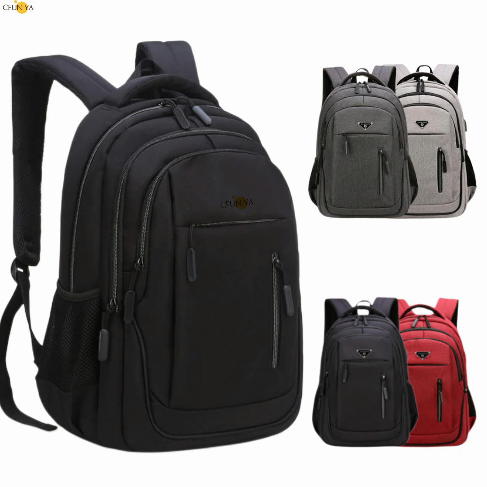 TEidea Schulrucksack Business-Rucksack: Geeignet Für Große Laptops, Computer-Studentenrucksack Für Herren, Aus Oxford-Stoff