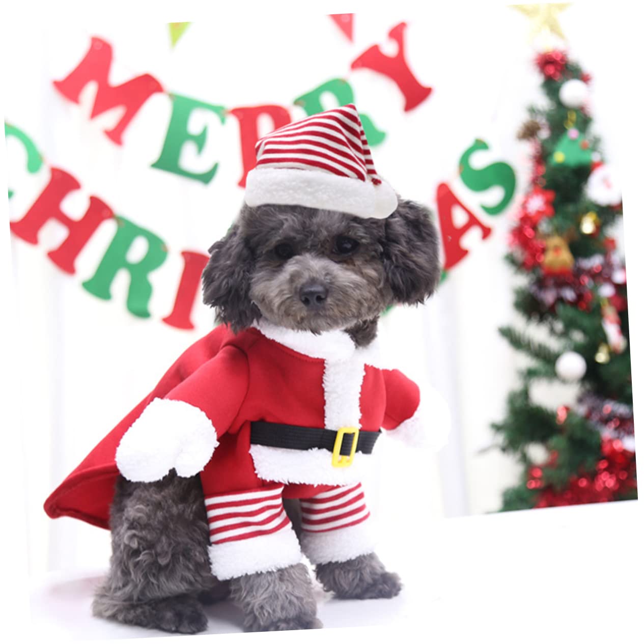 INOOMP 3juegos Traje De Navidad para Mascotas Ropa De Disfraz para Perros y Gatos y Cómoda para Fiestas y Celebraciones De Invierno