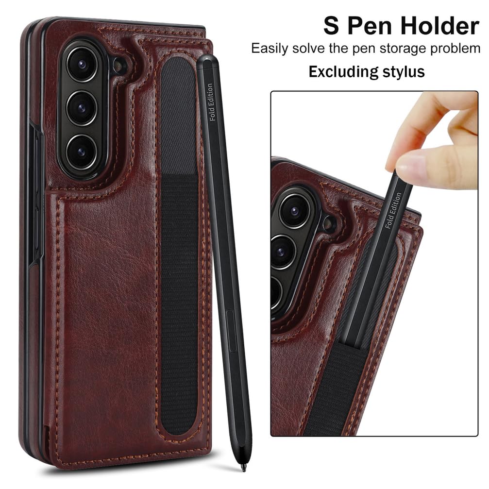 Custodia portafoglio for Samsung Galaxy Z Fold 8 Ultra pelle