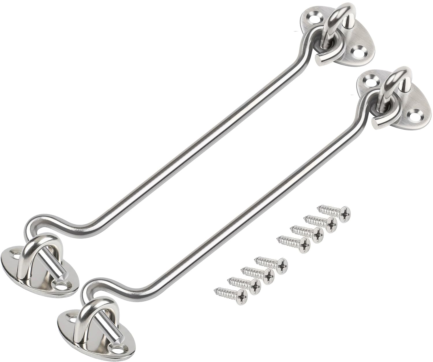 ZiYuya 2PCS Hook and Eye Latch Door Lock