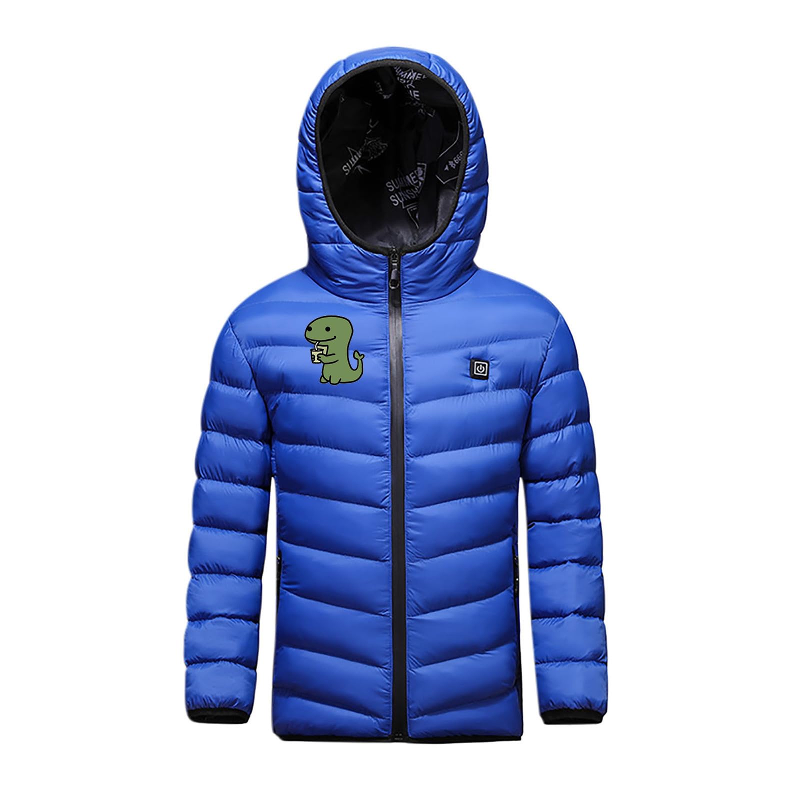 Giacca Riscaldato per Bambino 2026 Riscaldata USB Cappotto con Cappuccio