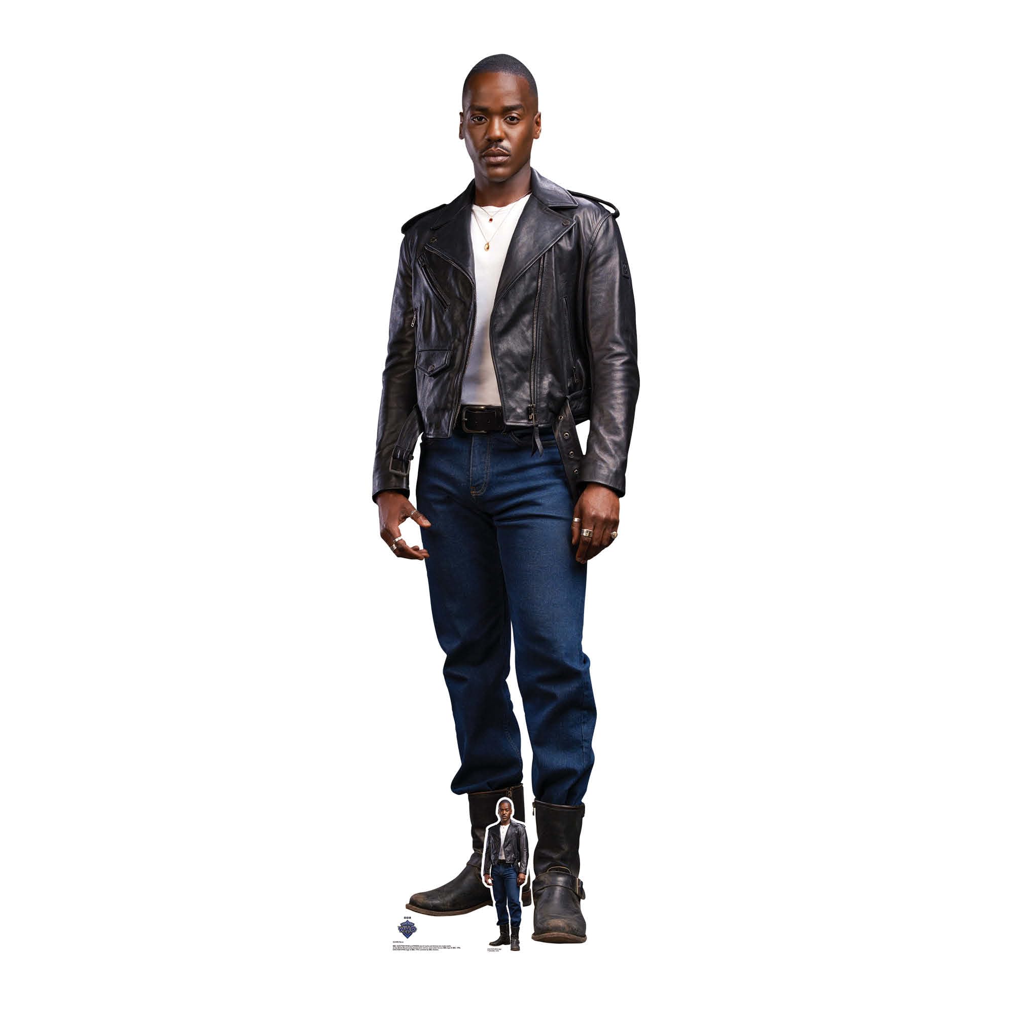 Star Cutouts SC4490 Doctor Who Fifteenth Doctor Ncuti Gatwa Lifesize Cardboard Cutout – New Era Whovian Collector Display & Party Decoration