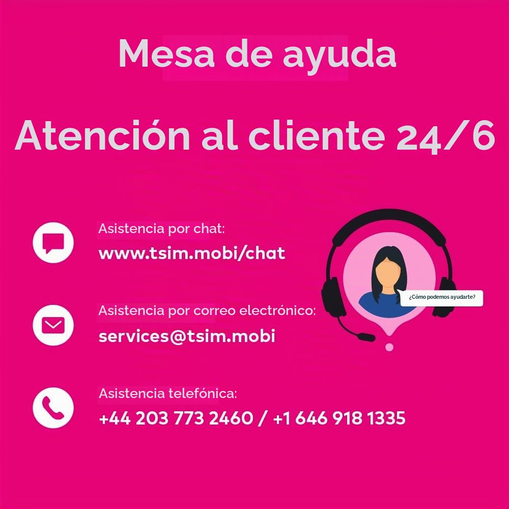 Tarjeta SIM Prepagada TSIM para EE. UU. por 15 días | Datos ilimitados 4G/5G en EE. UU. + 5 GB de Alta Velocidad en Canadá y México | Llamadas Locales ilimitadas + Llamadas/SMS entrantes Gratis