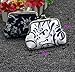 1 Pc Blue and white Kiss Lock Coin Purses, Vintage Clutch Bag Buckle Coin Purses Small Pouch Mini Wallets Travel Makeup Bag for Women