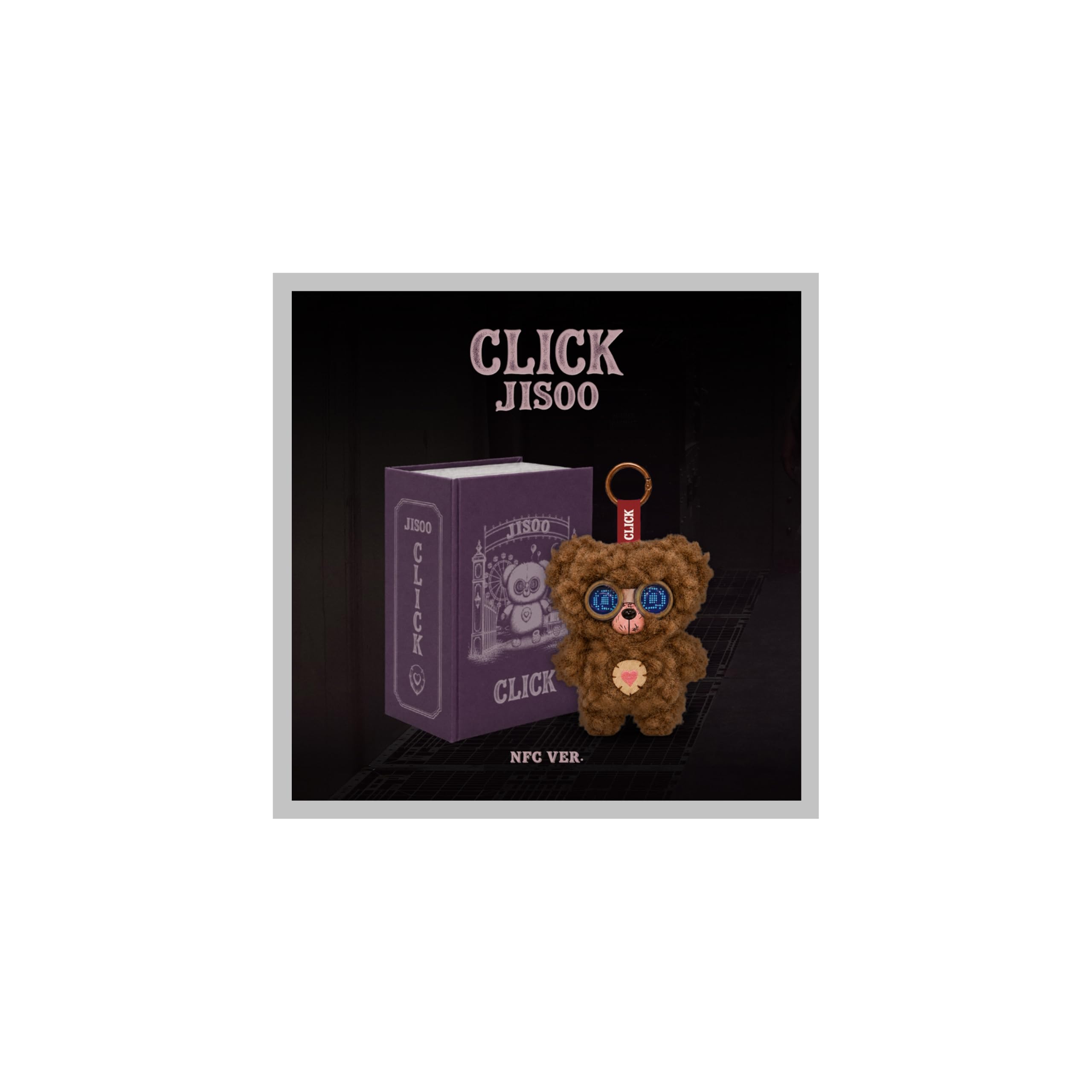 (BABY BEAR Version) BLACKPINK Jisoo CLICK Single Album