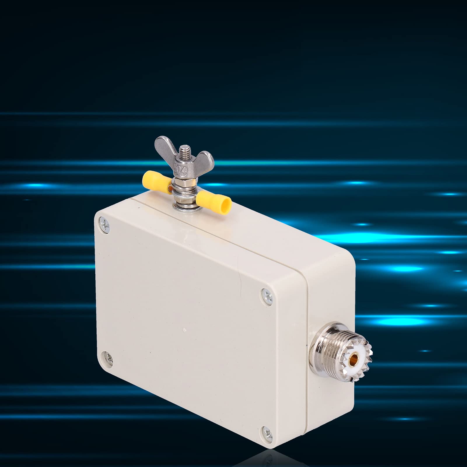Eujgoov Loop Antenna Balun, 5-35MHZ 49: 1 Antena de onda corta de peso ligero Balun Equipo de antena de radio