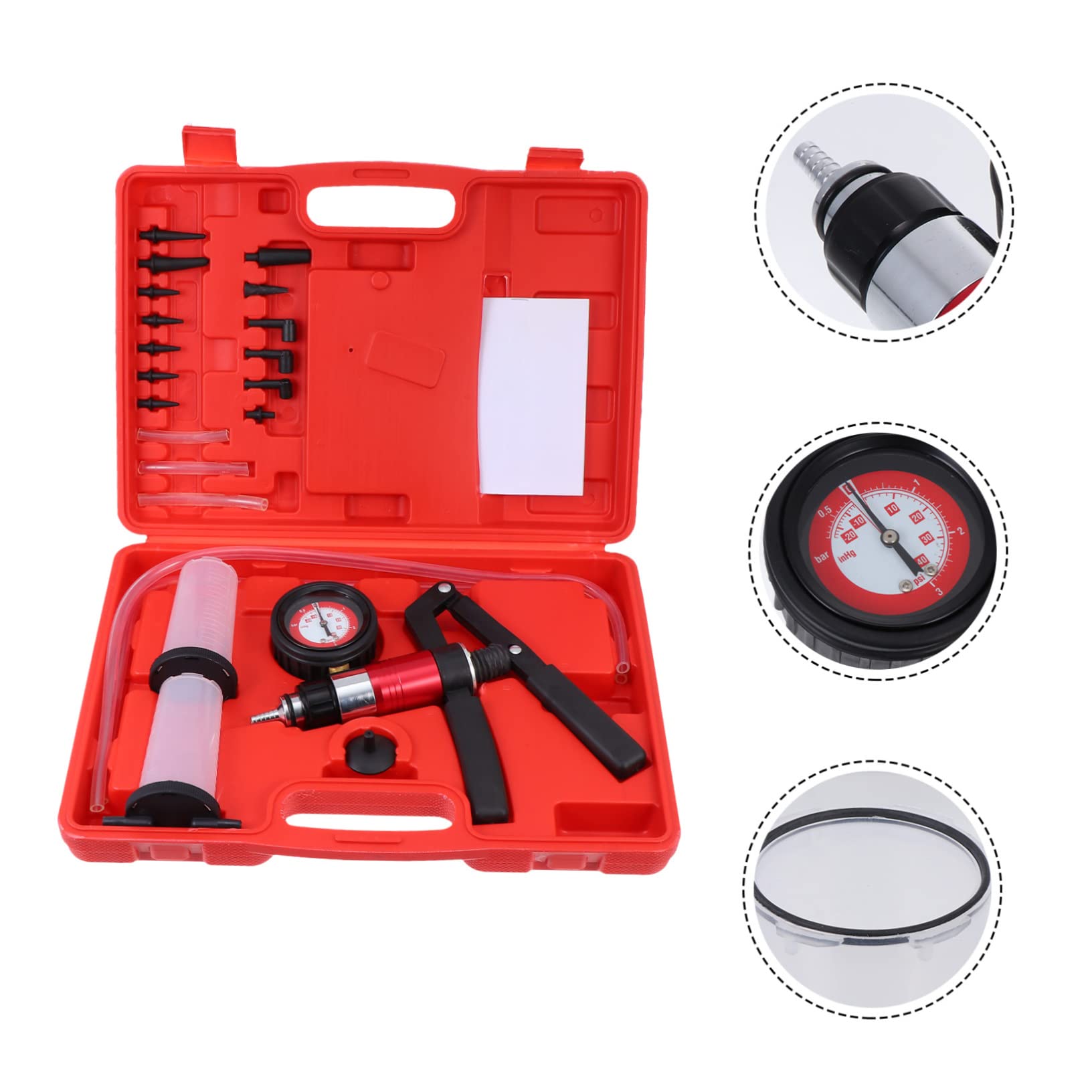 Mikinona Kit De Purga De Frenos Bomba De Vacío y Presión Líquido De Frenos para Coche