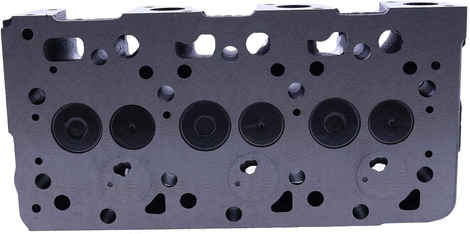 HOLDWELL Complete Cylinder Head 16025-03040 16027-03044 16027-03040 Compatible with Kubota D1005 Engine Zero Turn Lawn Mower ZD25 ZD25F ZD28 ZD326 ZD331LP Tractor L4240 L4300 L4330 L4400 L4630