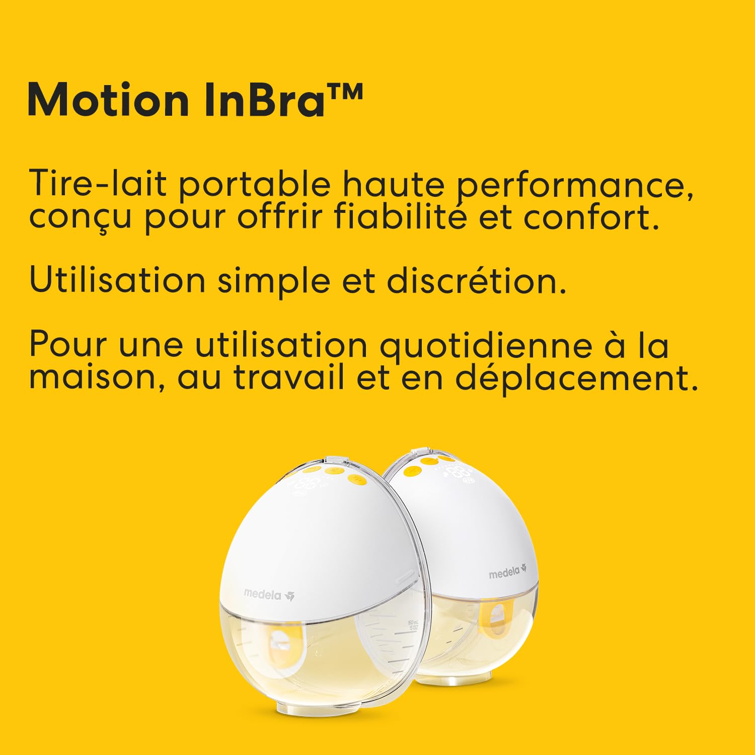 Medela Motion InBra Tire-lait électrique portable + Sac de rangement