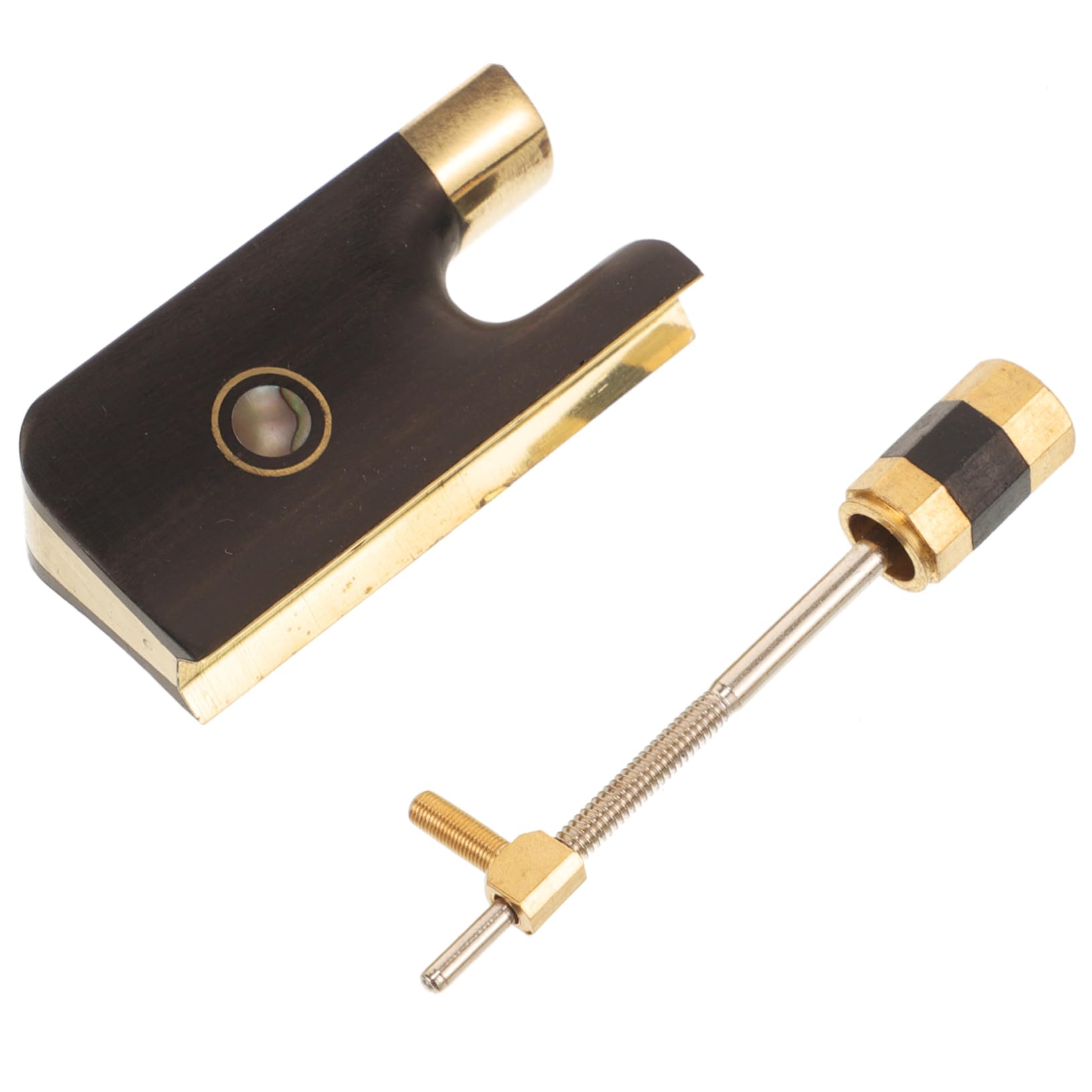 ifundom 5sets Accessori Per Violino Con Rana Di Ebano e Viti Sostituzione Professionale Per Archetto Di Violino Pratico e Resistente Per Uso Classe Musicale e Casa