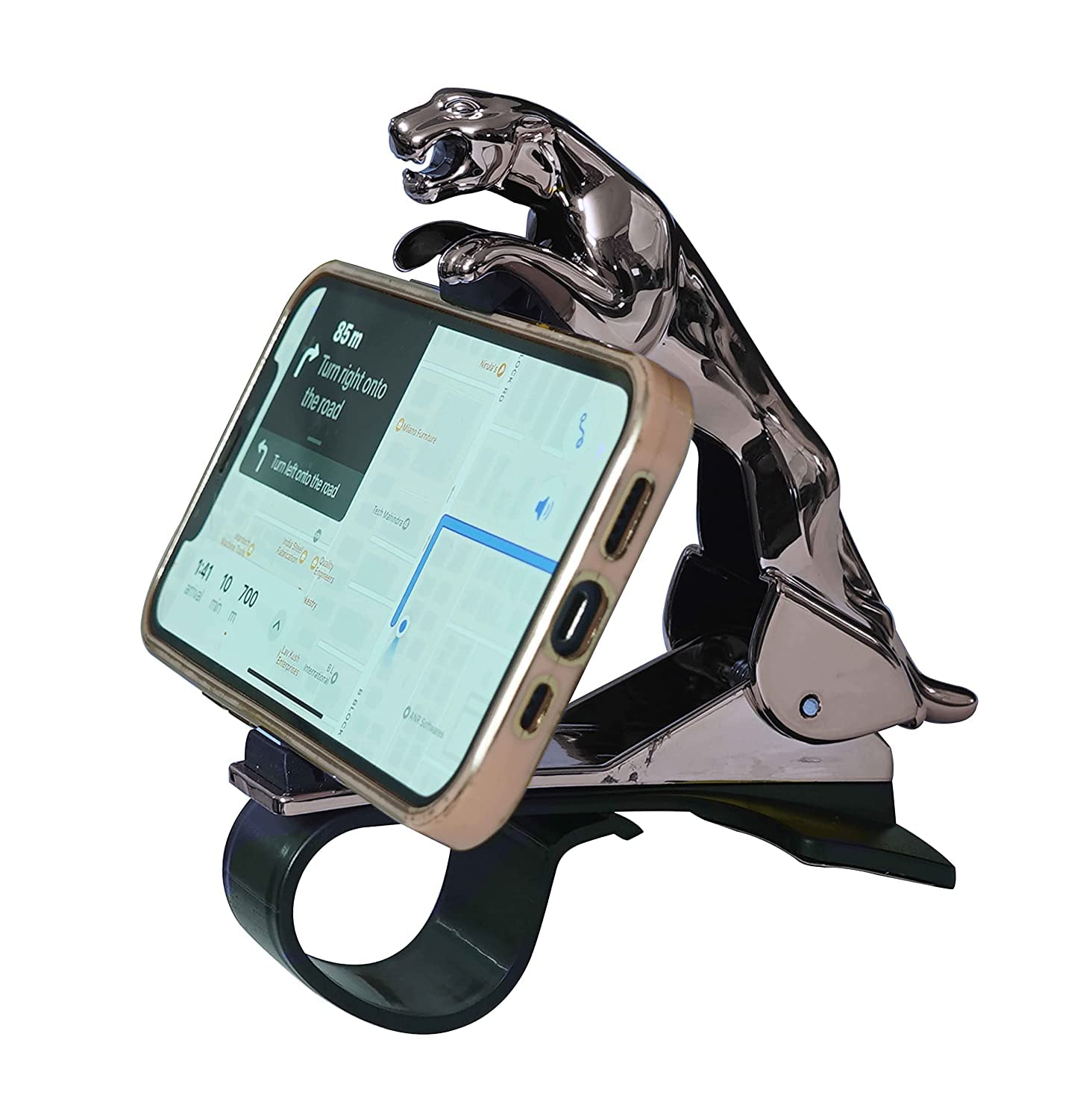 Luxury Jaguar Car Mobile Holder 360 Degree Rotation Universal Phone Mount-image-48