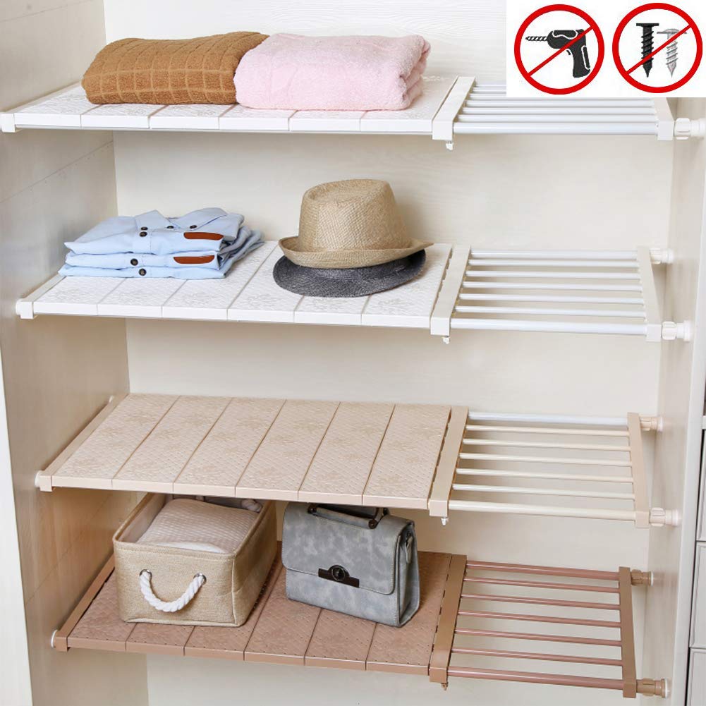 Buy Yoillione Expandable Shelves Wardrobe Organiser Closet Storage