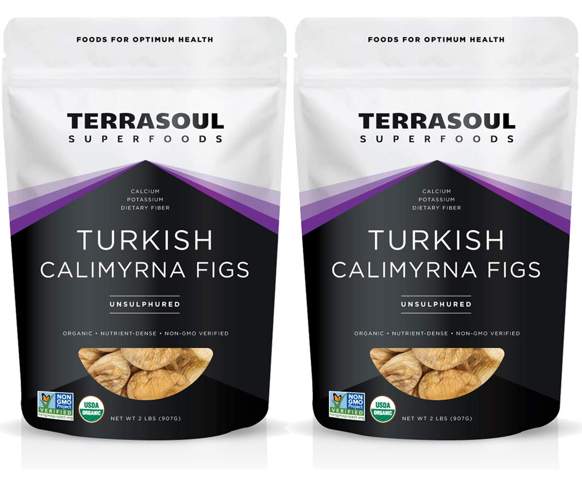 Terrasoul Superfoods Organic Turkish Smyrna Figs, 4 Lbs (2