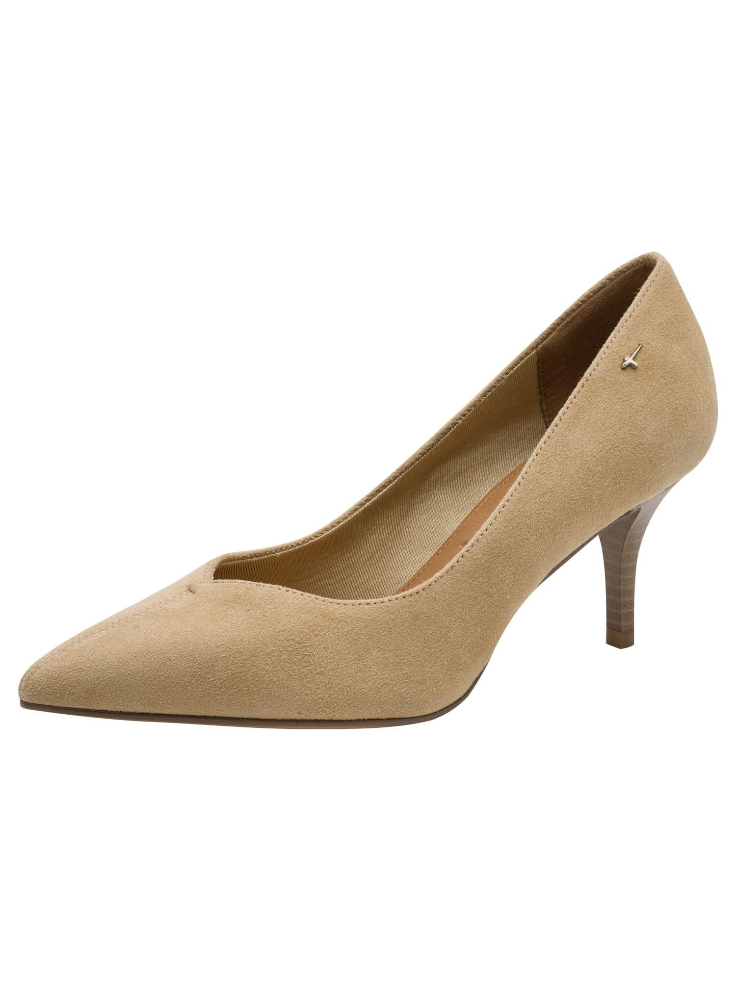 Tamaris Women's leather pumps with stiletto heel brown 2.5 UK