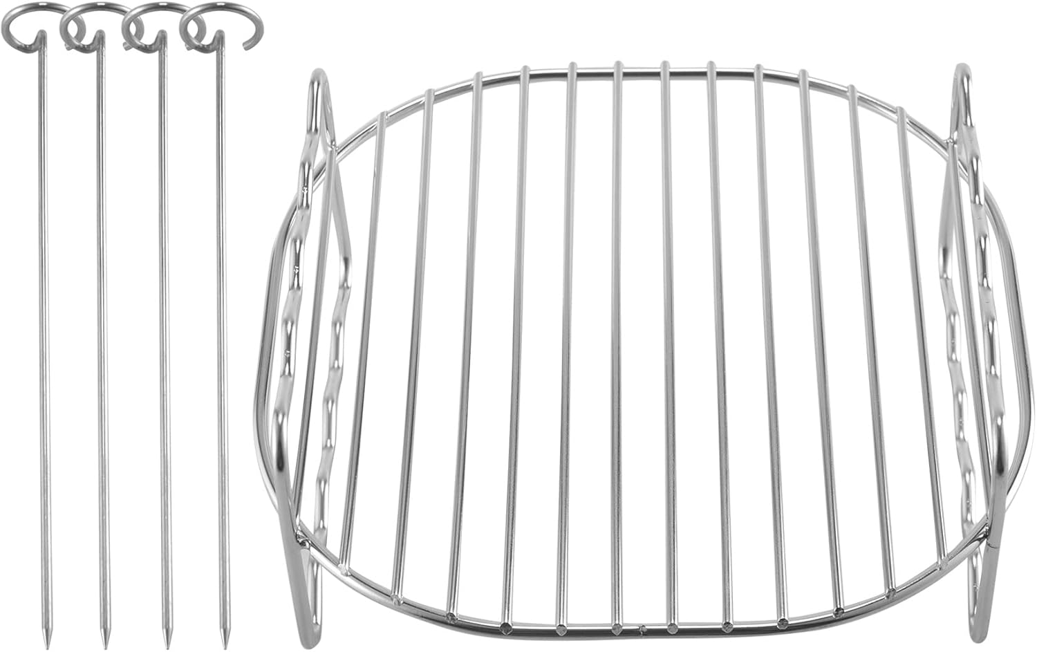 Geroosaty Multipurpose Double Layer Rack Stainless Steel Rack Fits all 3.7QT 5.8QT Accessories