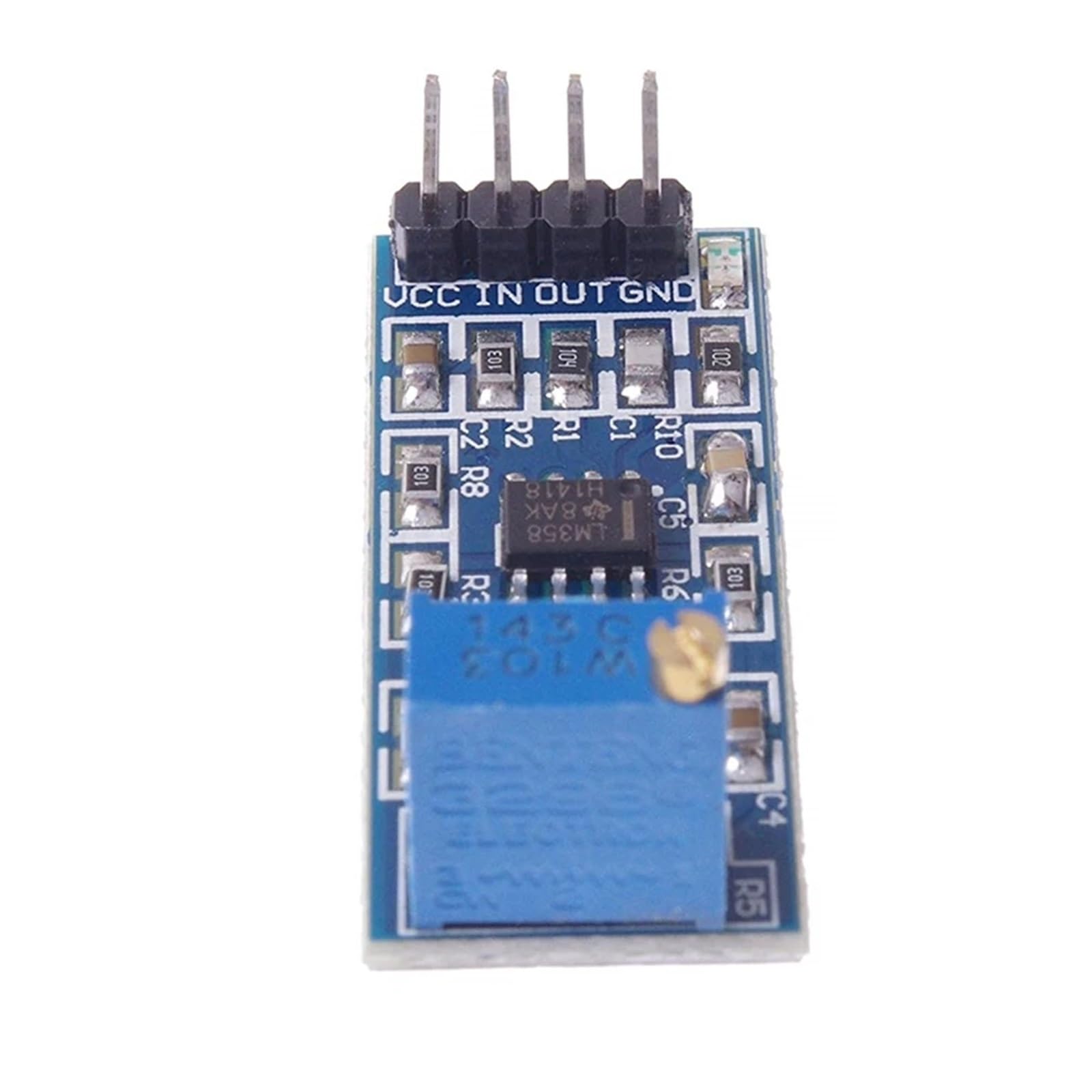 Module Amplificateur Opérationnel LM358 - Gain X100, Marque TNL, Neuf Sous Blister