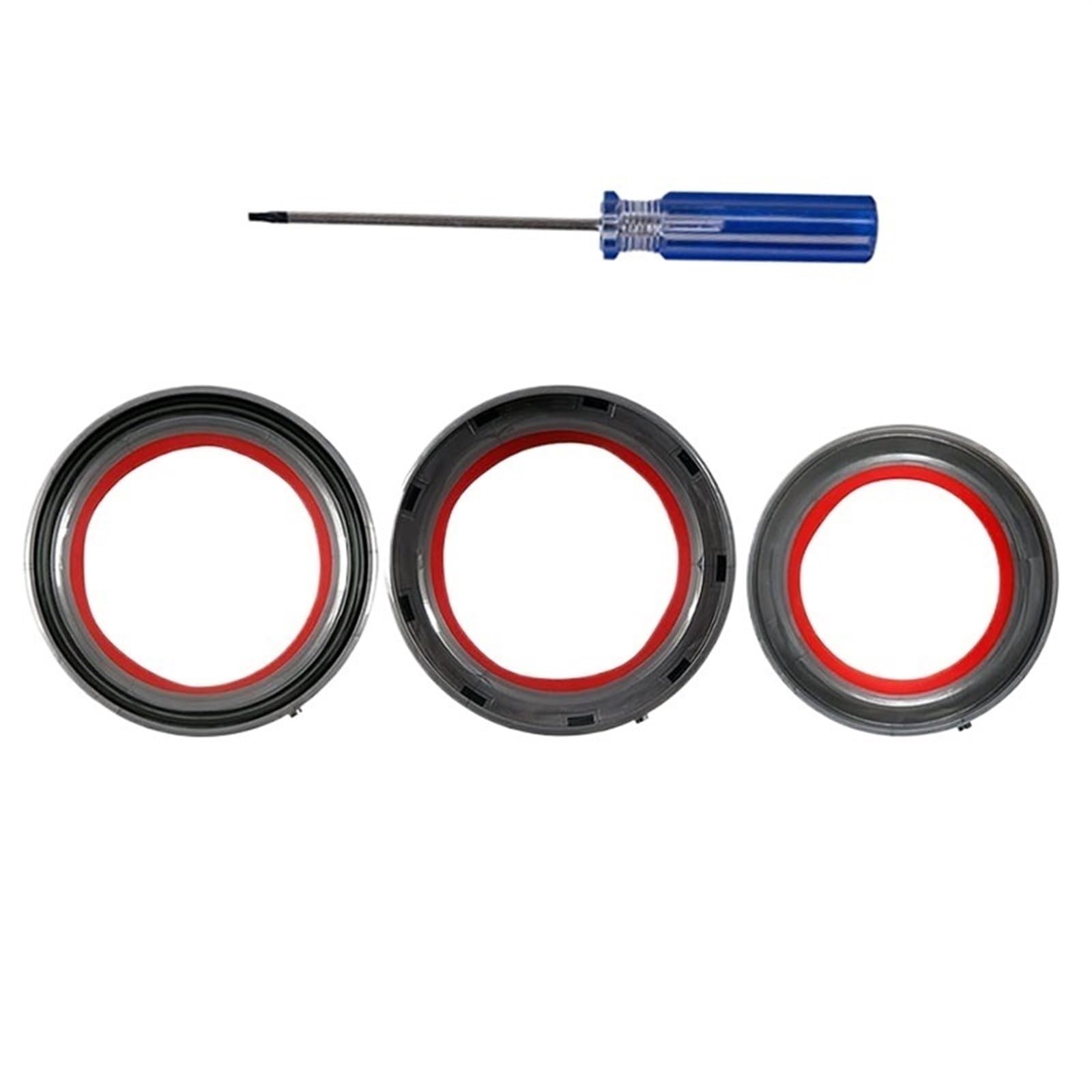QUENPE Dust Bin Top Fixed Sealing Ring, for Dyson, V10 V11 V15 SV14 SV15 SV22 V12 SV18 Vacuum Cleaner Dust Bucket Replacement Parts Dust Bin Sealing Ring(V12)