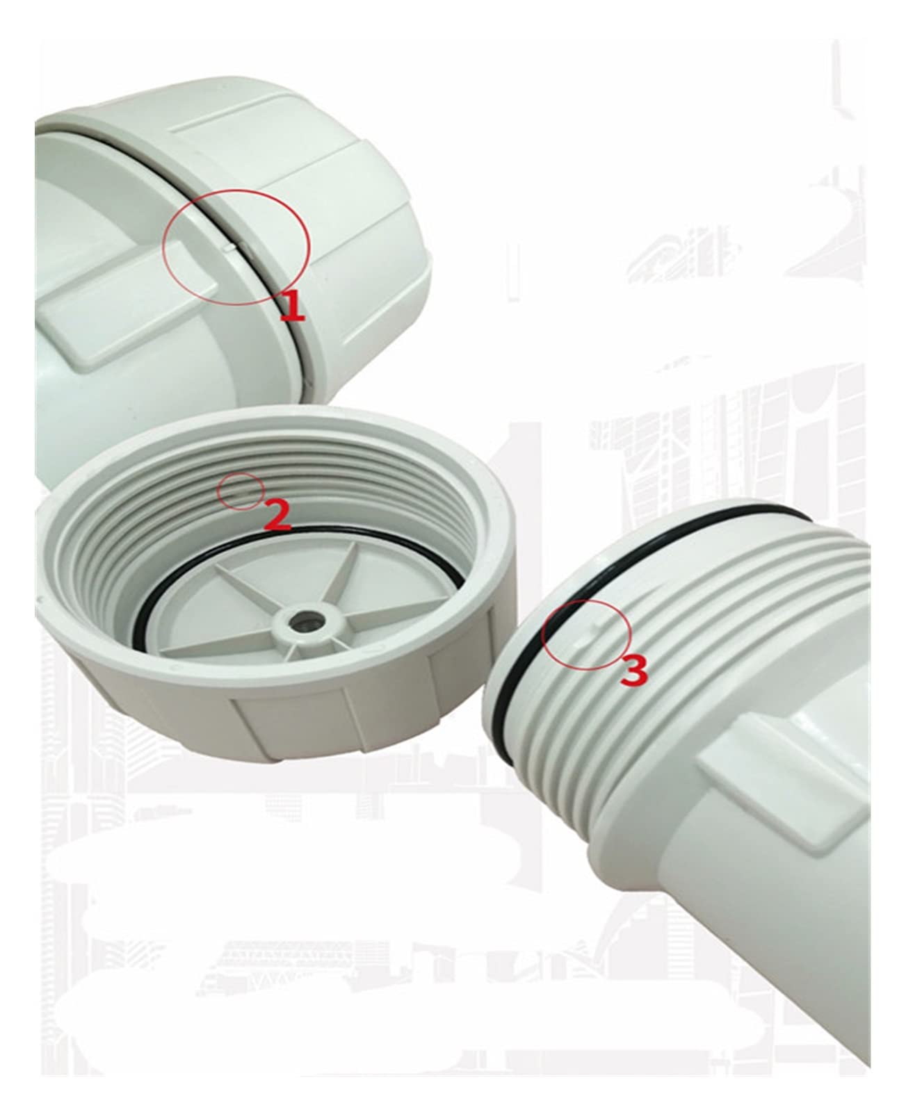 600GPD HID 3013-600 Ro membranowy filtr odwróconej osmozy + obudowa filtra wody klucz 1/4 szybkie połączenie Bezpieczne materiały