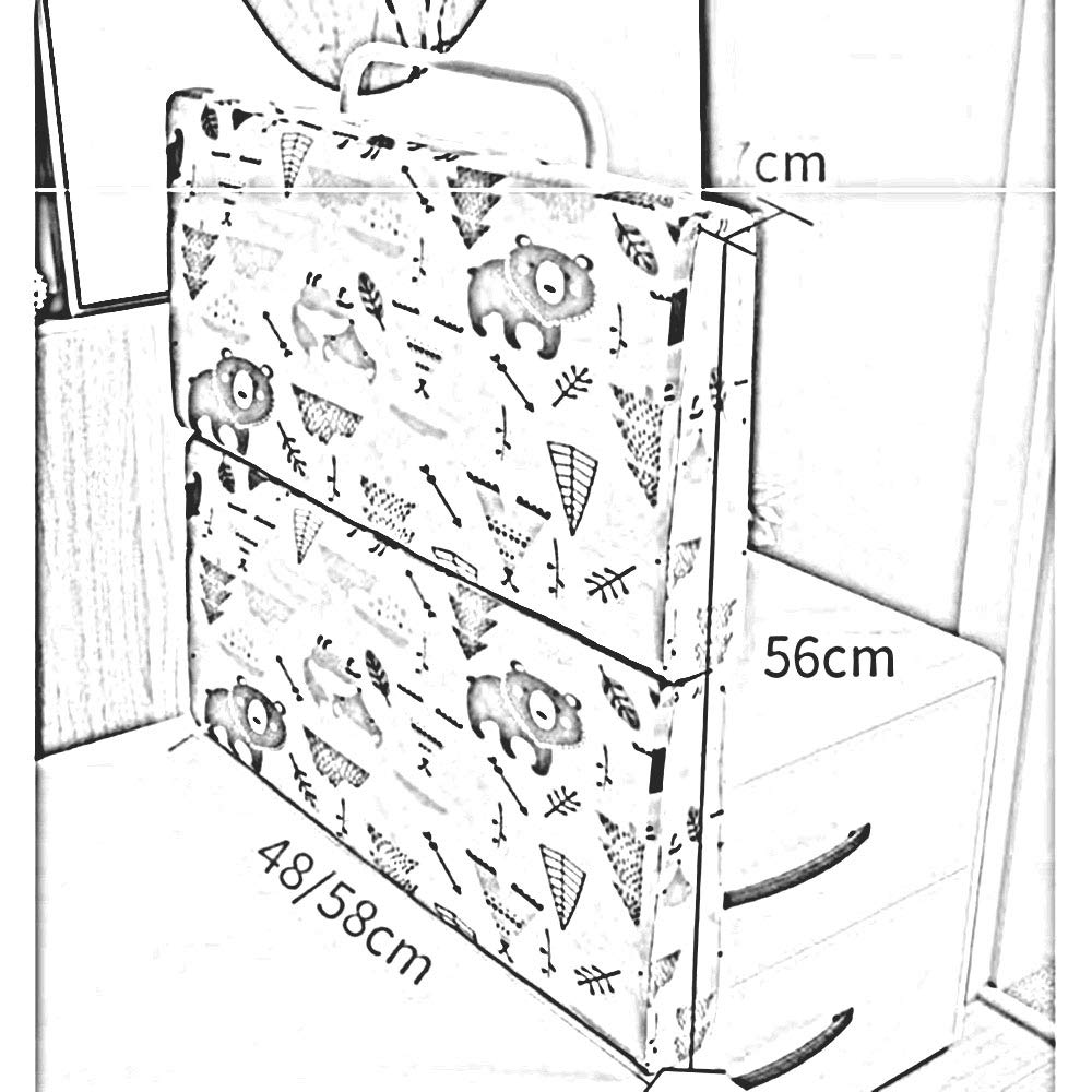 Barandilla de Cama para bebé, Protector de Cama, Barrera de Espuma viscoelástica apilable y empalmable para Cama Infantil, Ideal para Viajes, hogar y niños, Color Blanco, 58 cm.