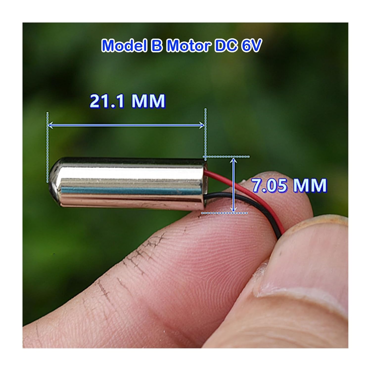 5 Pcs 612 Vibration Motor DC 3V-6V 5V Eccentric Wheel Mini Vibrator 6mm*12mm Toothbrush Massager Coreless Vibrator(Model B Motor)