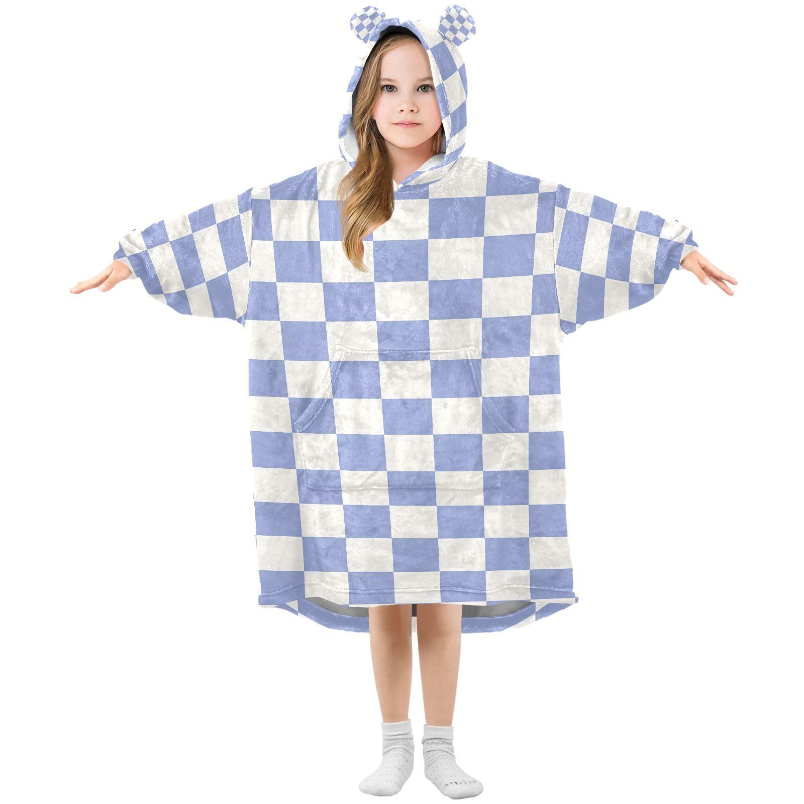Couverture à capuche surdimensionnée pour soirées pyjama enfants - 8