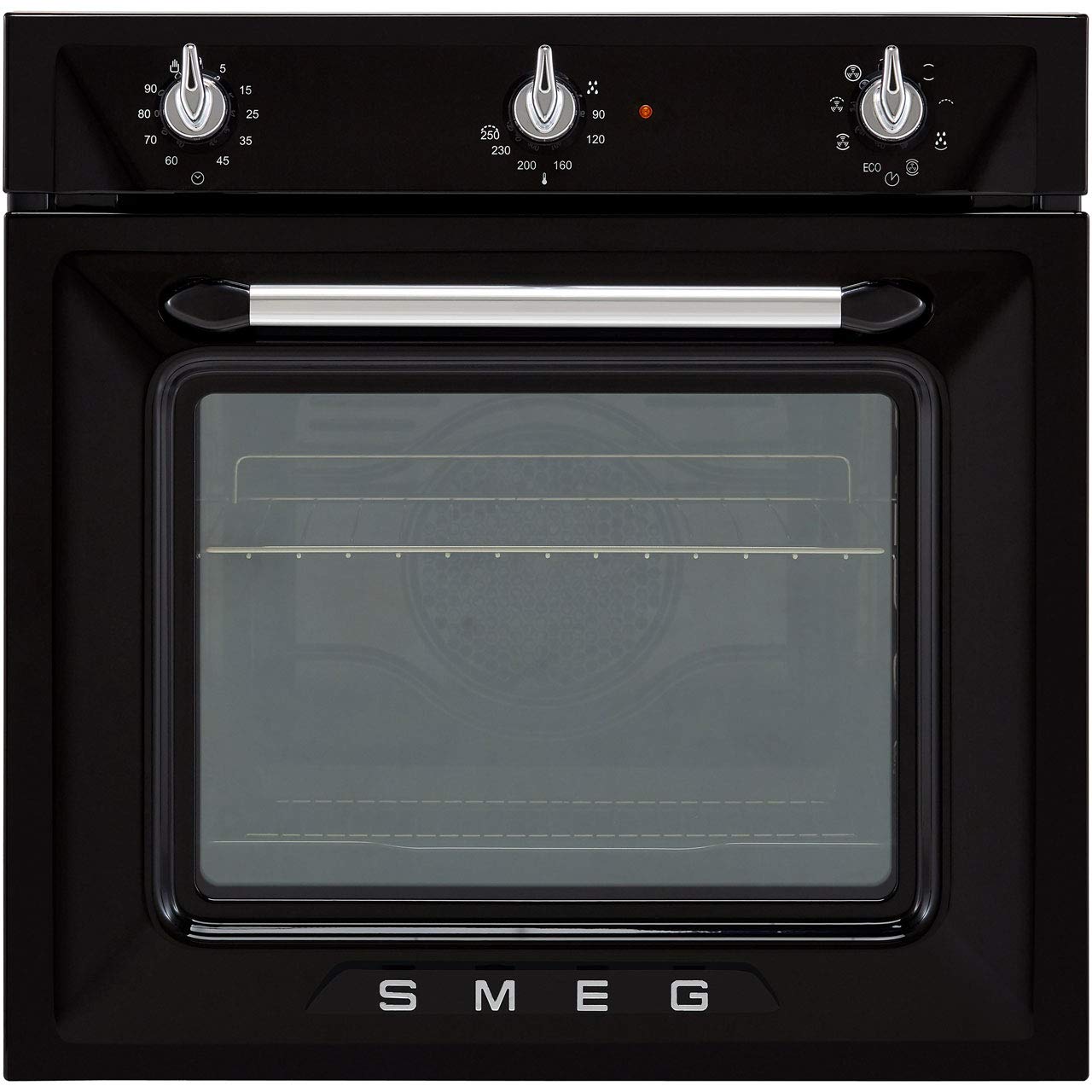 SMEG Backofen Einbau-Backofen aus Edelstahl SF6905N1 schwarz
