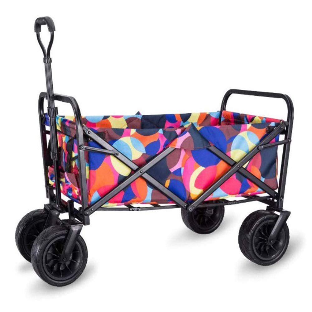 Carro Plegable portátil, Carro de jardín Plegable, Carrito de Compras utilitario, Carro de Hierro, Carro Todo Terreno, Plegable, Plegable