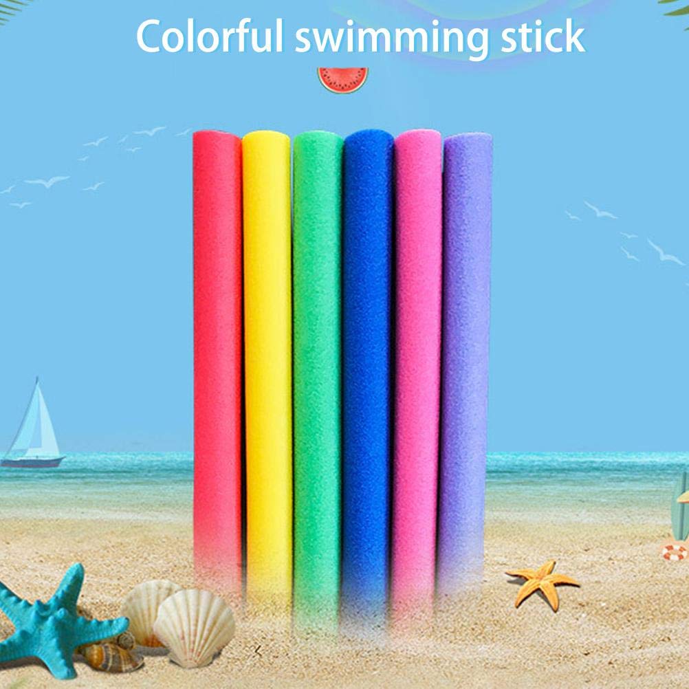 Fideos para Piscina, 2 Unidades de Fideos de Espuma para Piscina de 59 Pulgadas con Conectores para Niños Que Nadan en el Lago, Juego de Conectables para Juegos de, Tubo Hueco Suave para
