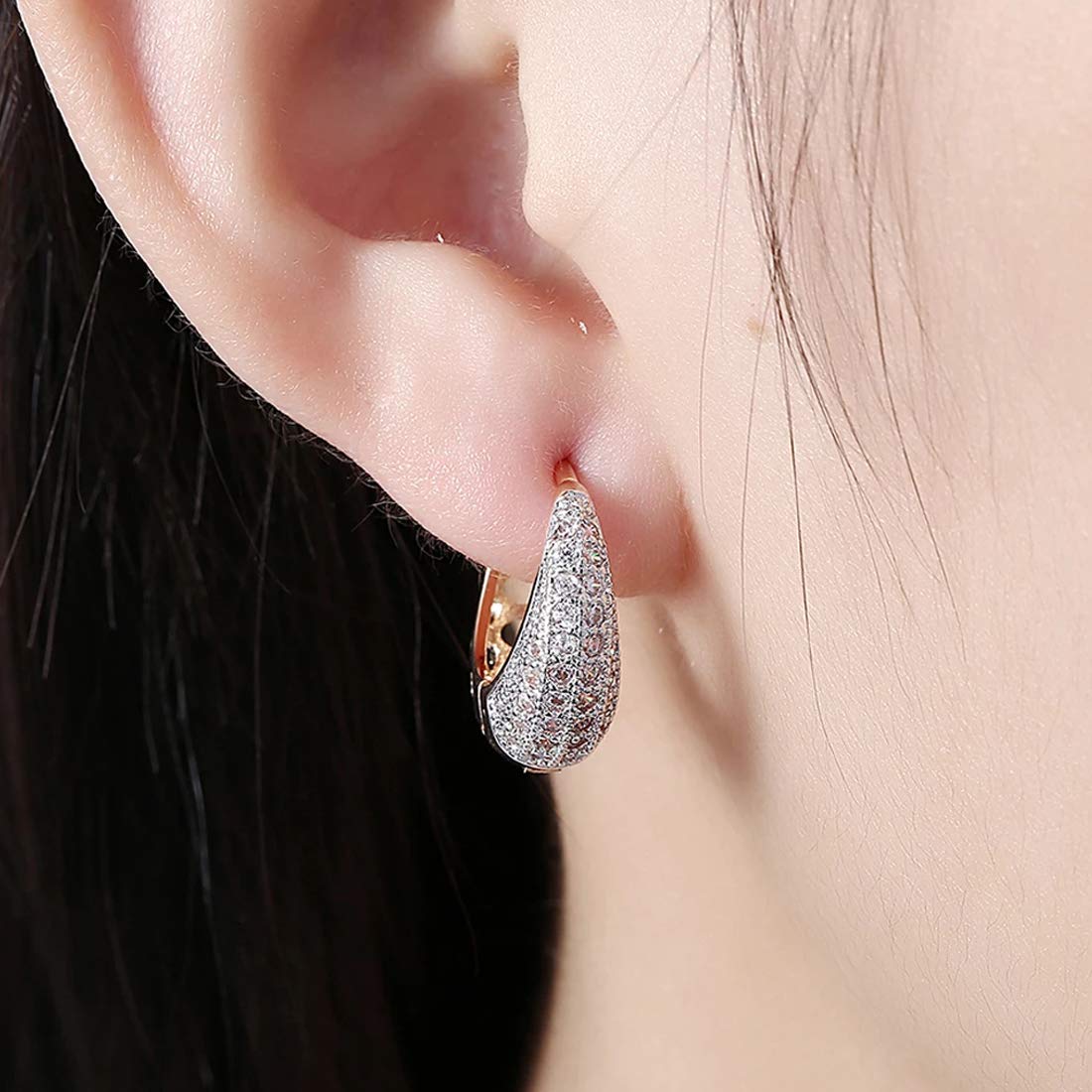 American Diamond Drop Earrings (Style 1)