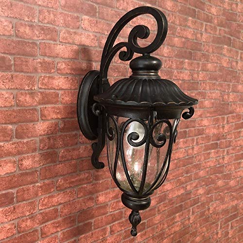 Lampe murale en plein air rétro en aluminium étanche pour éclairage de balcon - 2