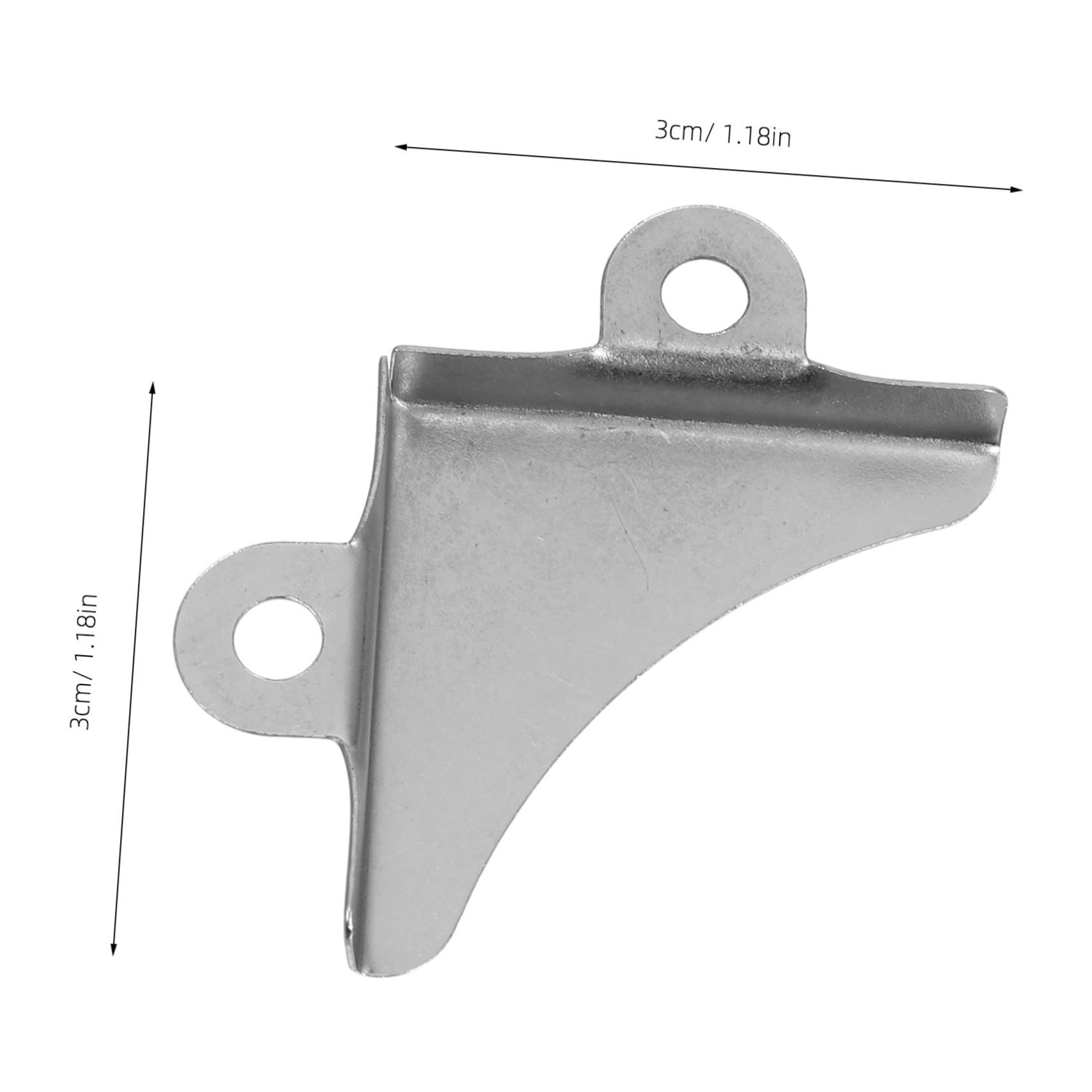 Balacoo Iron Corner Protectors Edge Protectors for Boxes Decorative Triangle Corner Fittings for Wooden Cases