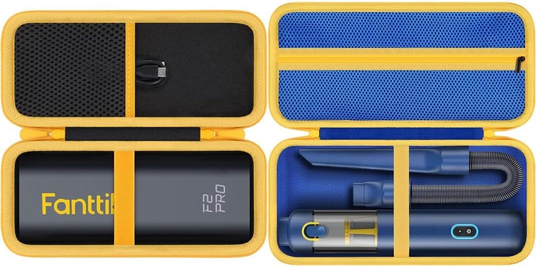 Aenllosi for Fanttik F2 PRO Cordless Rotary Tool Kit Hard Case, Rotary Tool Organizer+Fanttik V8 Apex/Slim V8 Mate/V10 Apex/Slim V10 Mate Car Vacuum Hard Case, Cordless V8/V10 Car Vacuum Organizer