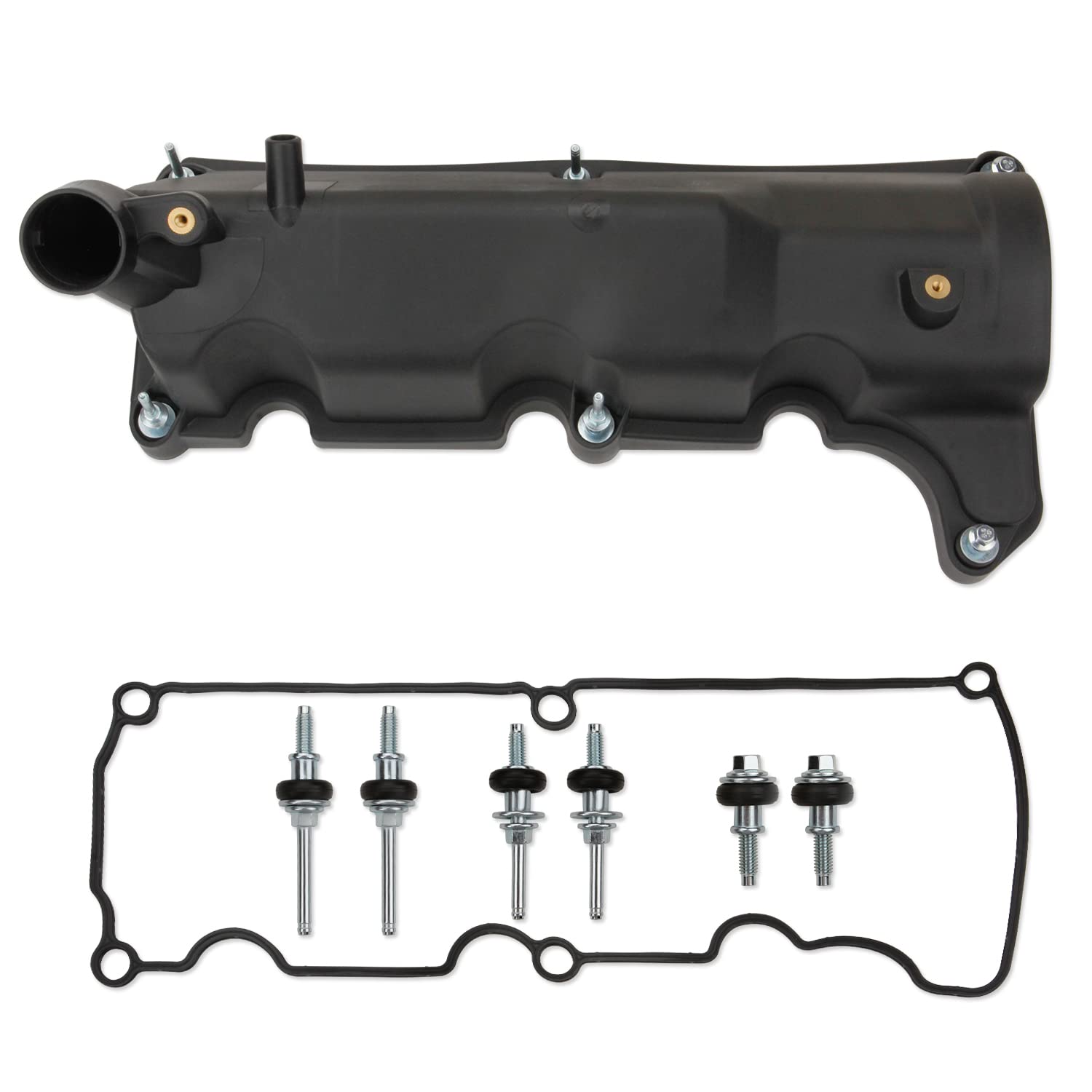MITZONE Engine Valve Cover Right Side Compatible with 2001-2003 Ford Explorer Mercury Mountaineer Ranger 4.0L Replace 1L2Z-6582-CA