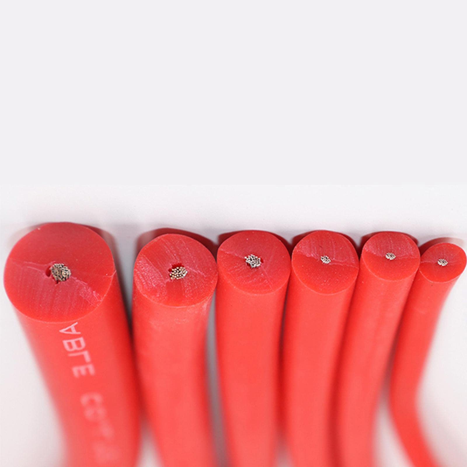 Alambre de silicona suave rojo Alambre y cable de alto voltaje 10KV 15KV 20KV-20AWG 18AWG 17AWG 15AWG 15KV 15AWG Rojo